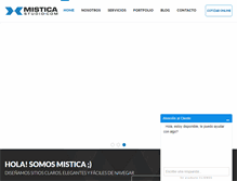 Tablet Screenshot of misticastudio.com